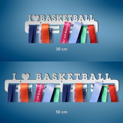 I love basketball - Team Sports Medal Hangers