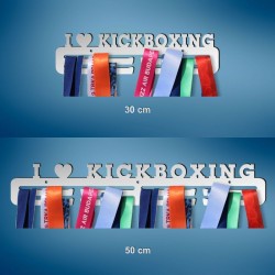 I love kickboxing - Martial Arts Medal Hangers