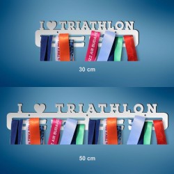 I love triathlon - Running Medal Hangers