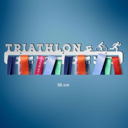 Triathlon with clipart - Running Medal Hangers