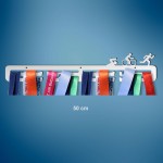 Design your own Medal Hanger - with Your name or text - DIY with TRIATHLON figures!