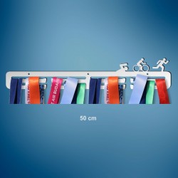 Design your own Medal Hanger - with Your name or text - DIY with TRIATHLON figures!