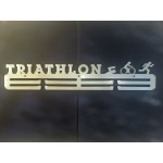 Design your own Medal Hanger - with Your name or text - DIY with TRIATHLON figures!